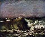 The wave by Gustave Courbet